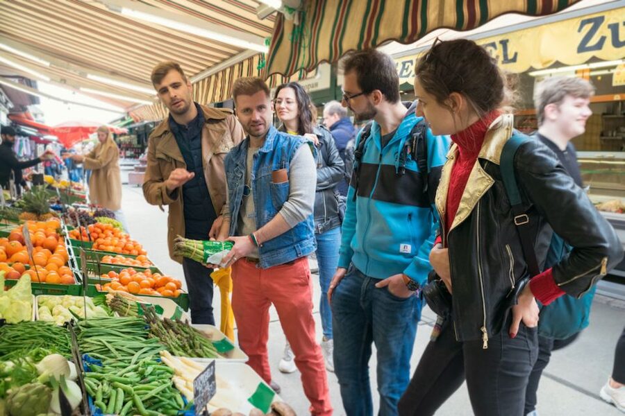 Vienna: Naschmarkt Guided Food Tour - Walking into Vienna’s international food corridor