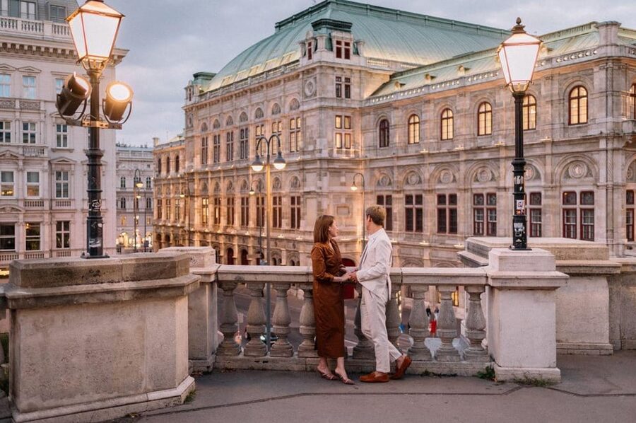 Vienna: Private Street Style Photoshoot in City Center - Opera House, Hotel Sacher, and Albertina Terrace