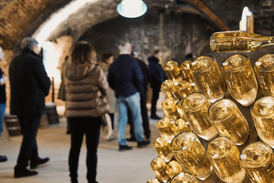 Vienna: Schlumberger Wine Cellar Guided or Self-Guided Tour - Hand-riddling and the work inside the bottle