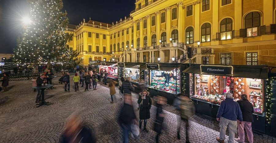 Vienna: Schönbrunn Palace & Christmas Market Walking Tour - The palace garden adds breathing room