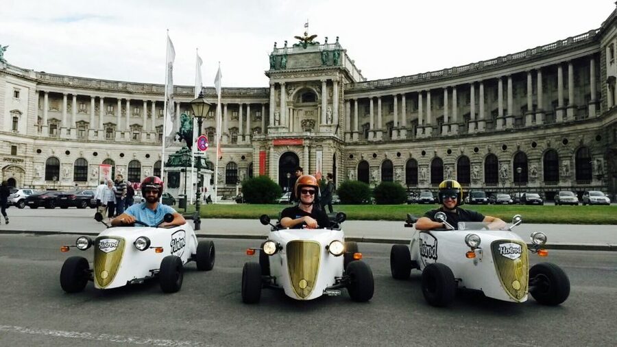 Vienna: Sightseeing Tour in Hotrod - Stadtpark, the State Opera, and Hotel Sacher