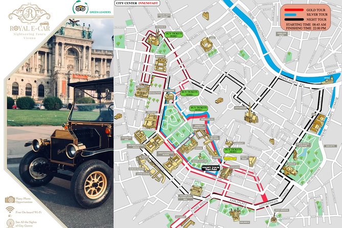 Vienna: Silver Tour (30 min) Vienna City Center Sightseeing Tour - Morning, afternoon, evening, or nighttime departures