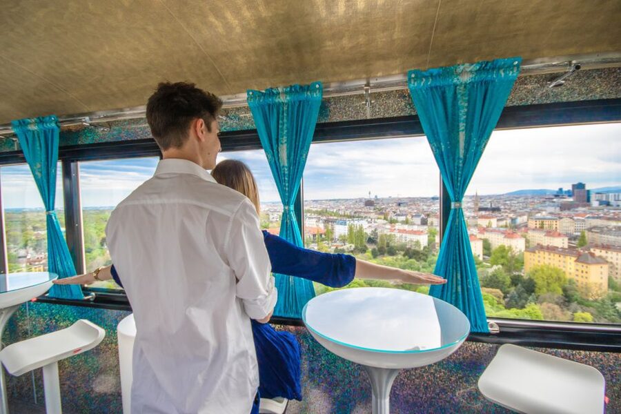 Vienna: Skip-the-cashier-desk-line Giant Ferris Wheel Ride - How the ticket saves time