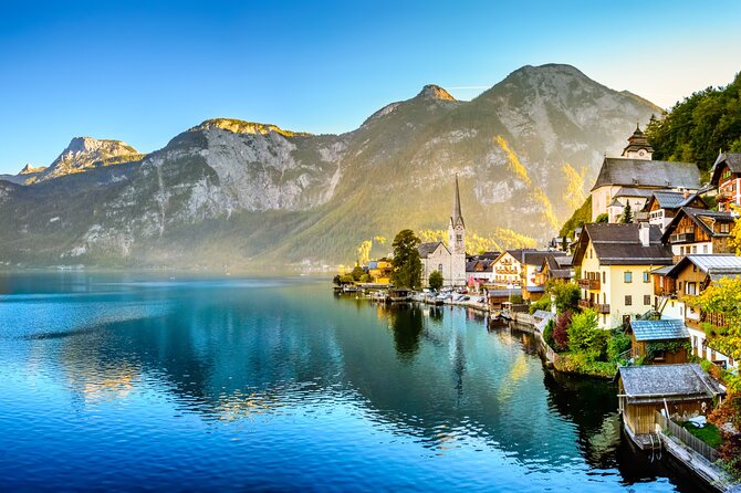 Vienna: small group tour Hallstatt with skywalk, boat, mine - Traunsee adds a scenic drive, not a long visit