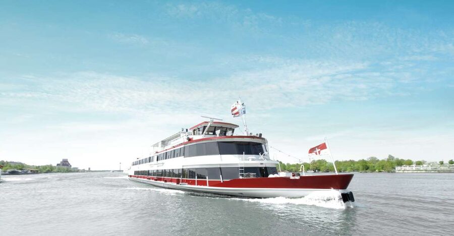 Vienna: Sunday Brunch Danube Cruise & Live Music - The Danube views from the boat