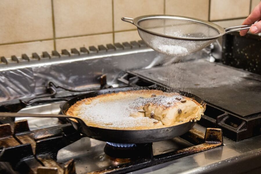 Vienna: Traditional Kaiserschmarrn Cooking Class & Tasting - Watching the dessert come together