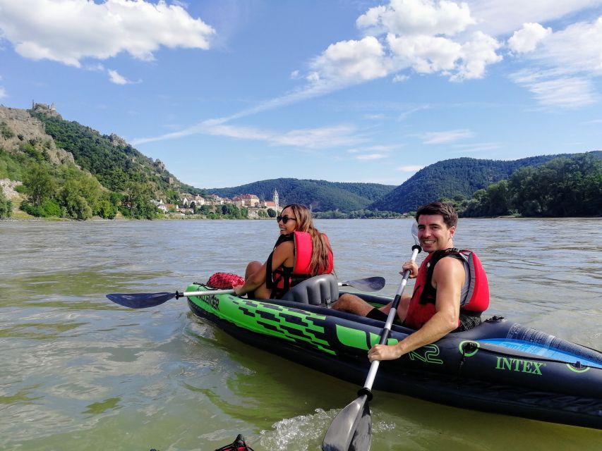 Vienna: Wachau Valley Private Kayak and Wine Tour - The second paddle reveals the vineyard walls