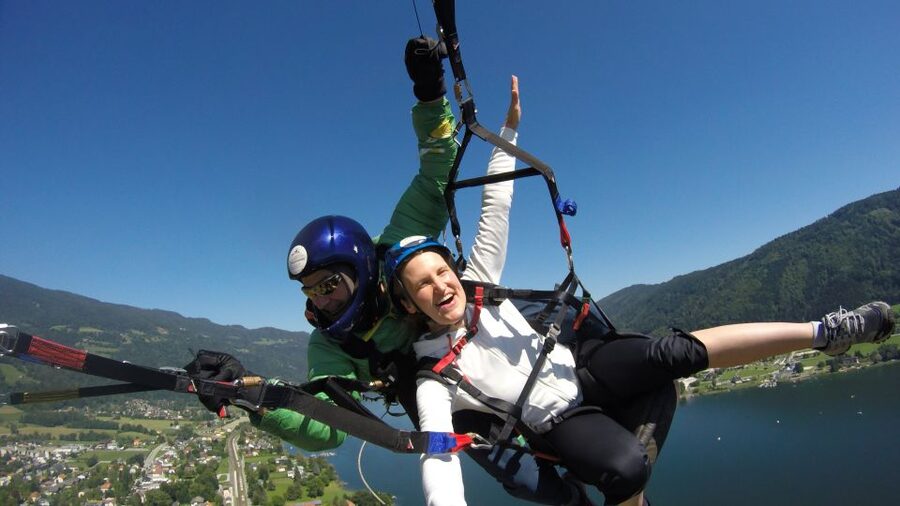 Villach/Ossiachersee: Paragliding "Action" Tandemflug - Key details before you book