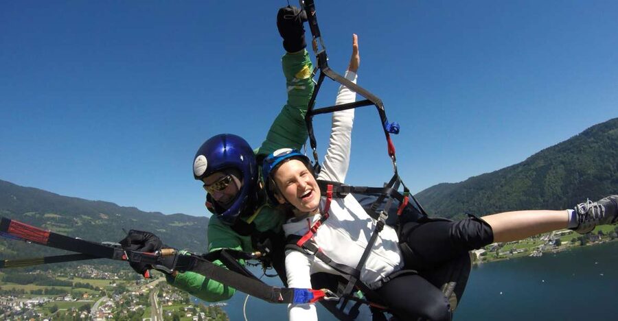 Villach/Ossiachersee: Paragliding "Action" Tandemflug - Why this Gerlitzen Alpe flight feels special