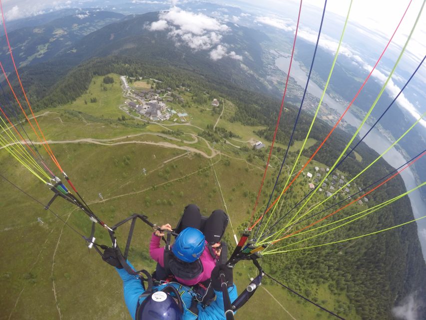 Villach/Ossiachersee: Paragliding "Action" Tandemflug - What the 20 to 30-minute flight is like