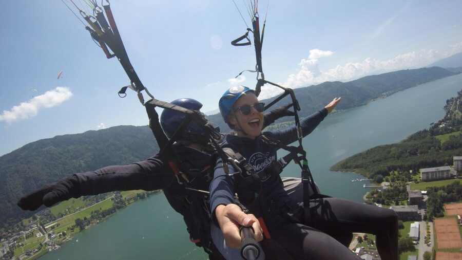 Villach/Ossiachersee: Paragliding "Panorama" Tandemflug - Why this flight works for first-time flyers