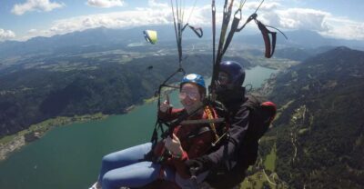 Villach/Ossiachersee: Paragliding “Panorama” Tandemflug