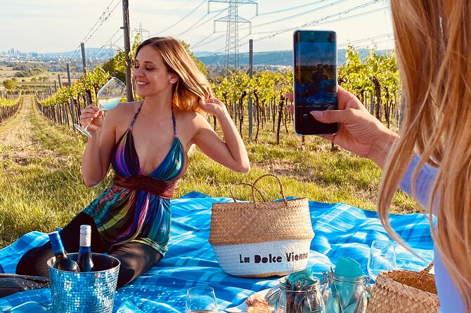 Wine Picknick overlocking vienna - The ride from Vienna to the vineyard hill