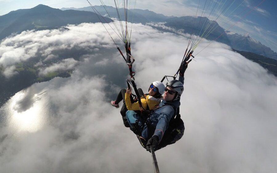 Zell am See: Schmittenhöhe Tandem Paragliding Flight - Photos and videos, with an extra charge