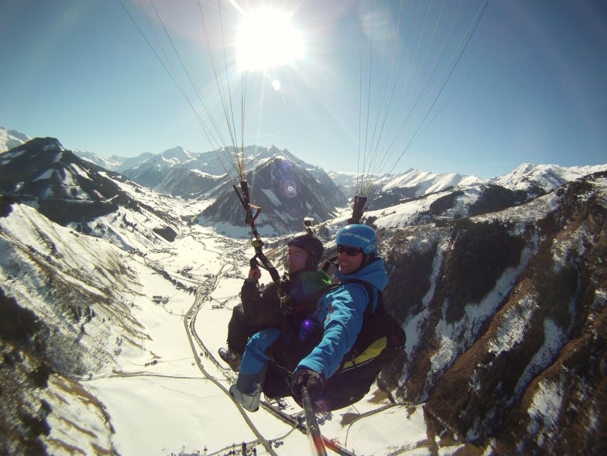 Zell am See: Schmittenhöhe Tandem Paragliding Flight - Riding up to the 2,000-meter launch point